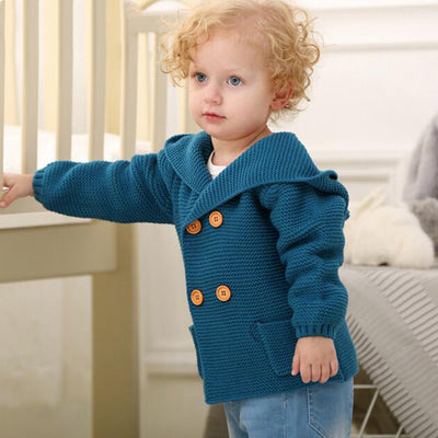 Cardigan con Capucha para Niños - Suéter Escolar Otoño Invierno - Image 16