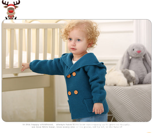 Cardigan con Capucha para Niños - Suéter Escolar Otoño Invierno - Image 17