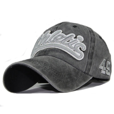 Gorra de Béisbol de Algodón Puro Lavado con Parche Bordado - Image 18