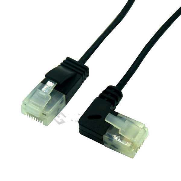 Cable Ethernet Cat6 Ultra Delgado con Conector RJ45 Acodado