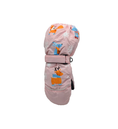 Guantes de Esquí Infantiles Térmicos con Estampado de Animales - Image 3