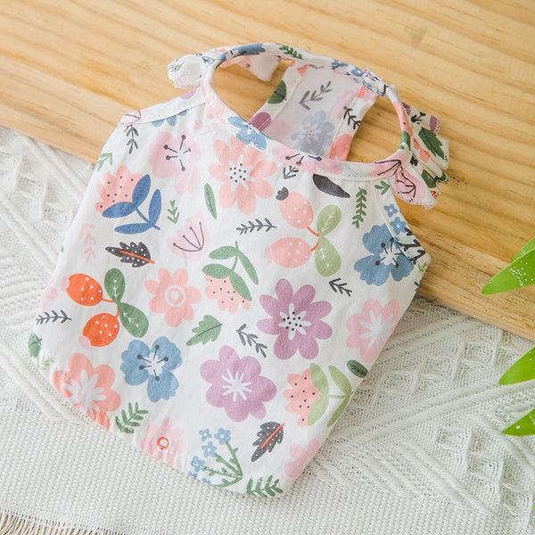 Falda Antimoho Floral con Arnés para Gatos