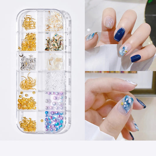 Set de Joyas para Uñas con Diseño de Mariposa Perlada - Image 28