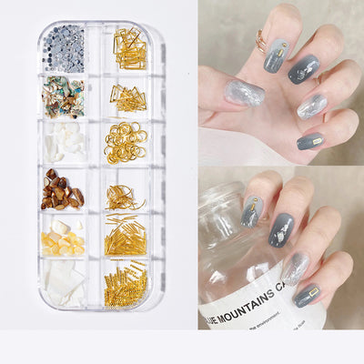 Set de Joyas para Uñas con Diseño de Mariposa Perlada - Image 36