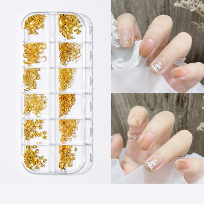 Set de Joyas para Uñas con Diseño de Mariposa Perlada - Image 5