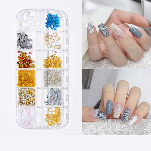 Set de Joyas para Uñas con Diseño de Mariposa Perlada - Image 4