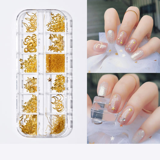 Set de Joyas para Uñas con Diseño de Mariposa Perlada - Image 9