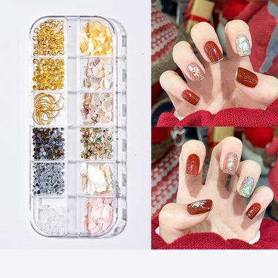 Set de Joyas para Uñas con Diseño de Mariposa Perlada - Image 12