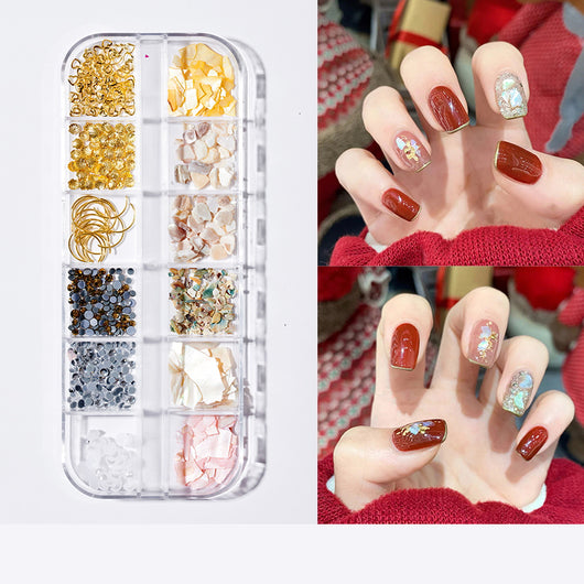 Set de Joyas para Uñas con Diseño de Mariposa Perlada - Image 12