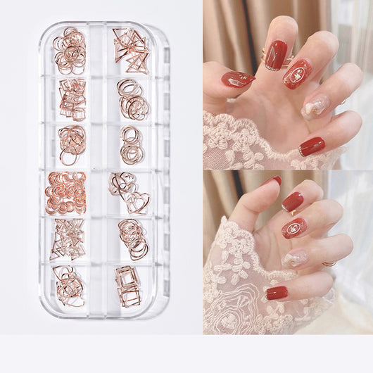 Set de Joyas para Uñas con Diseño de Mariposa Perlada - Image 14
