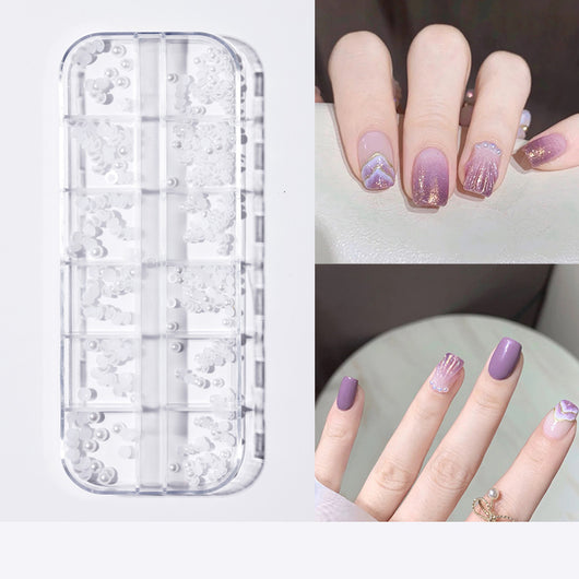 Set de Joyas para Uñas con Diseño de Mariposa Perlada - Image 18