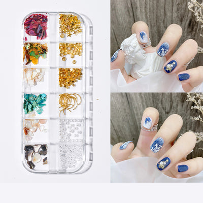 Set de Joyas para Uñas con Diseño de Mariposa Perlada - Image 20