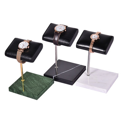 Soporte de Exhibición para Relojes en Mármol Natural y Cuero - Image 9