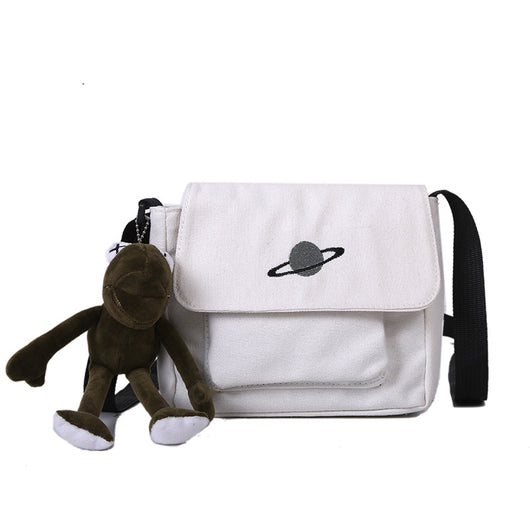 Bolsa Mensajera de Lona Estilo Harajuku - Diseño Urbano Funcional - Image 10