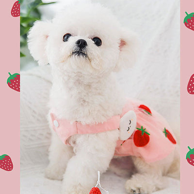 Vestido Princesa Fresa para Perro - Diseño Dulce y Delicado - Image 10
