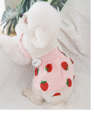 Vestido Princesa Fresa para Perro - Diseño Dulce y Delicado - Image 5