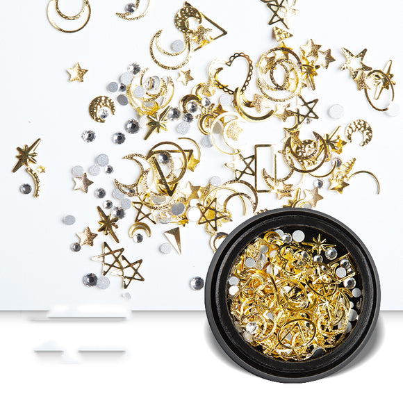 Joyas para Uñas con Diamantes y Perlas - Accesorios Elegantes