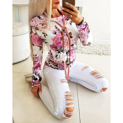Sudadera Tie-Dye con Capucha y Cordones - Manga Larga - Image 9