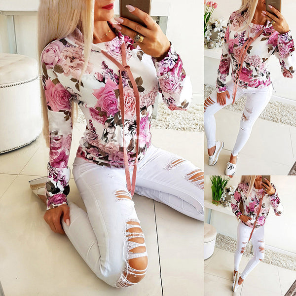 Sudadera Tie-Dye con Capucha y Cordones - Manga Larga