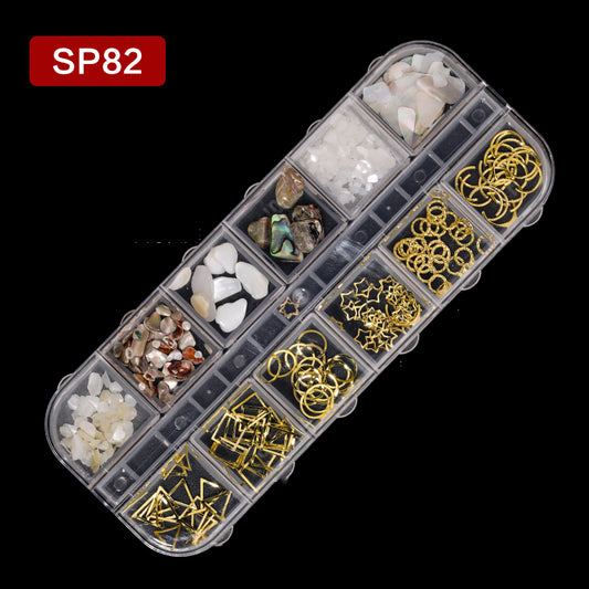Joya de Uña con Diamante Pearl y Fragmentos Ultrafinos