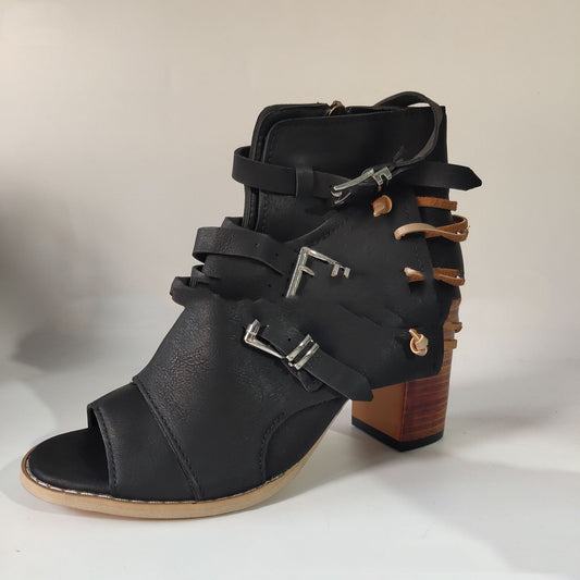 Sandalias Cuña Estilo Romano Talla Grande para Mujer