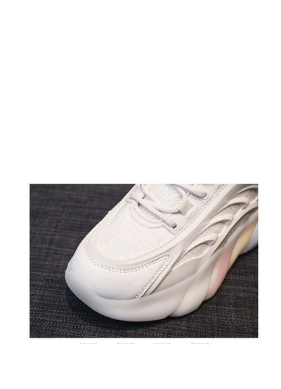 Tenis Blancos Estilo Coreano Arcoíris Casual Trendy - Image 23