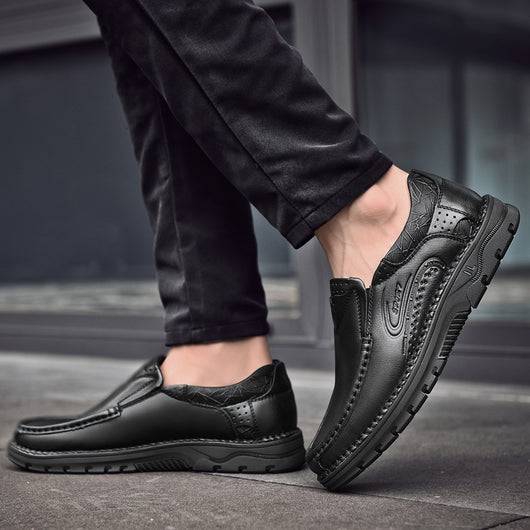 Zapatos Casuales de Cuero Genuino Piel Vacuno Estilo Bajo - Image 7