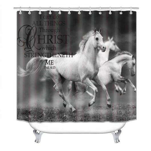 Cortina de Baño Impermeable con Diseño Animal en Poliéster - Image 5
