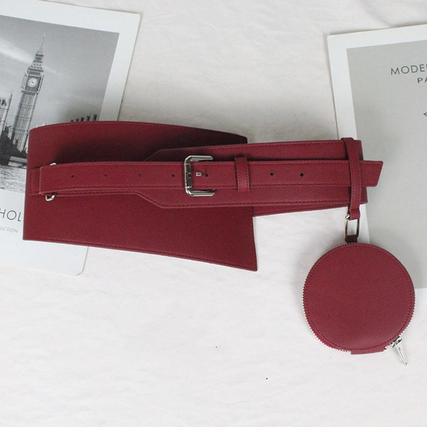 Bolso Redondo Decorativo de Ancho Irregular para Mujer