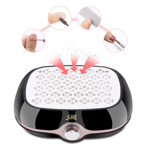 Extractor de Polvo para Manicura con Filtro Desmontable