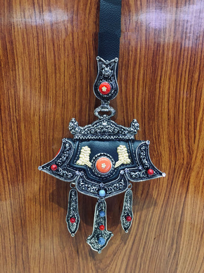 Billetera Retro Tibetana Plateada en Cobre y Níquel - Image 6