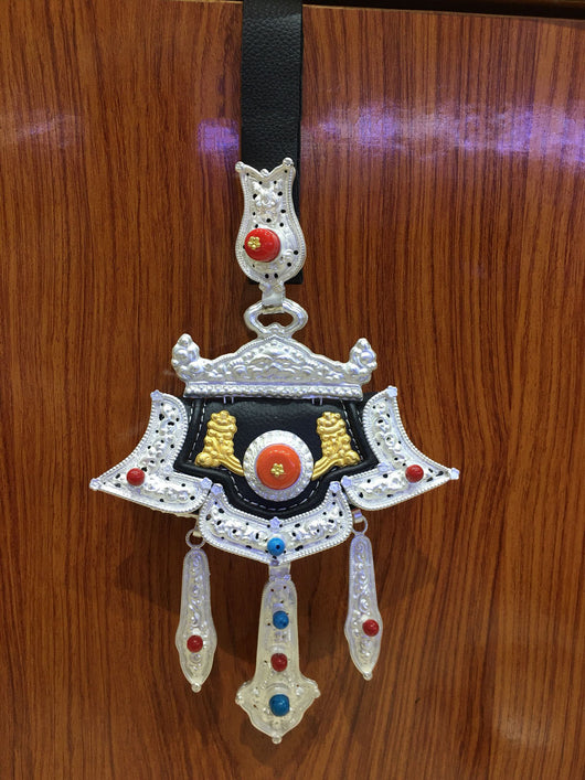 Billetera Retro Tibetana Plateada en Cobre y Níquel - Image 10