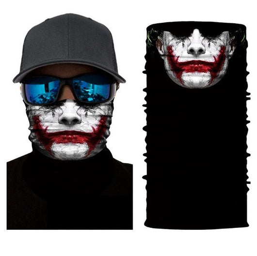 Bandana Deportiva 3D Calavera Digital - Multiusos para Ciclismo y Actividades - Image 2