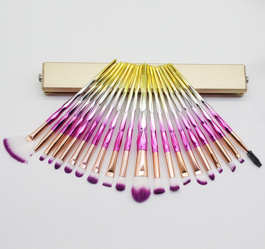 Set de Brochas de Maquillaje Diamond Multicolor Premium - Image 34