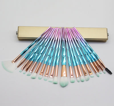 Set de Brochas de Maquillaje Diamond Multicolor Premium - Image 40