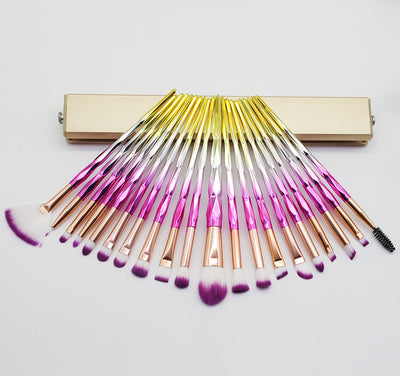 Set de Brochas de Maquillaje Diamond Multicolor Premium - Image 5
