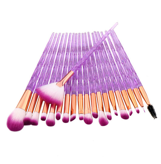 Set de Brochas de Maquillaje Diamond Multicolor Premium - Image 8