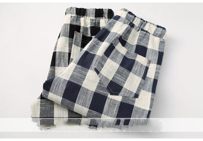 Pantalones Cortos de Algodón Rectos para Playa - Largo Cinco Puntos - Image 10