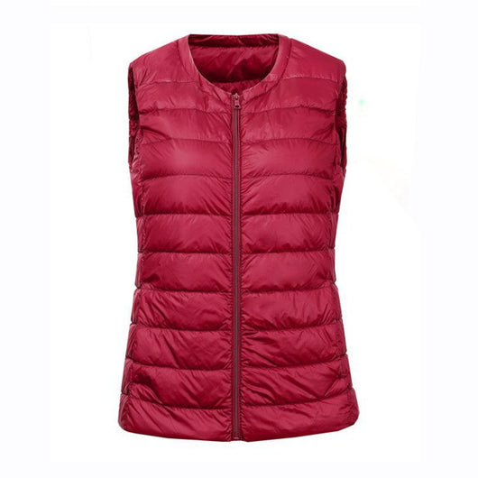 Chaleco Acolchado Ligero para Mujer - Talla Grande, Invierno y Otoño - Image 11