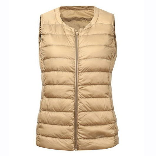 Chaleco Acolchado Ligero para Mujer - Talla Grande, Invierno y Otoño - Image 14
