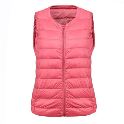 Chaleco Acolchado Ligero para Mujer - Talla Grande, Invierno y Otoño - Image 9