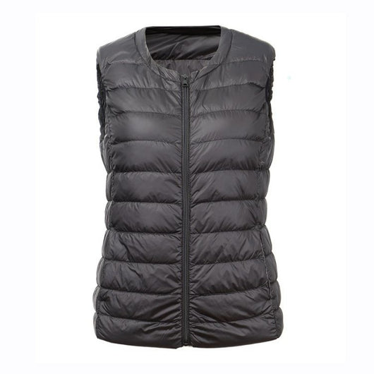 Chaleco Acolchado Ligero para Mujer - Talla Grande, Invierno y Otoño - Image 7