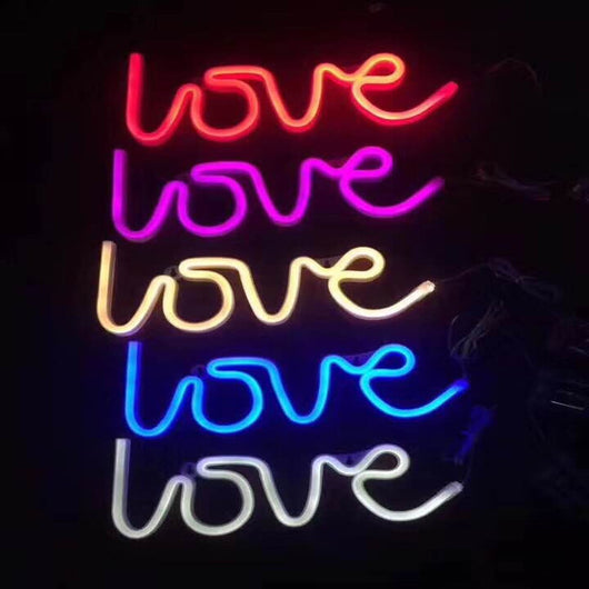 Letrero Neon LED Amor Siamés - Lámpara Decorativa de Luz Cálida - Image 4