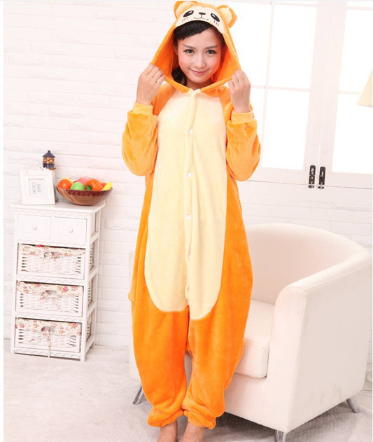 Pijama Integral Animales Tiernos para Otoño e Invierno - Unisex