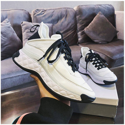 Zapatos Blancos Clásicos de Cuero Genuino - Estilo Minimalista Versátil - Image 9