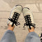Zapatos Blancos Clásicos de Cuero Genuino - Estilo Minimalista Versátil