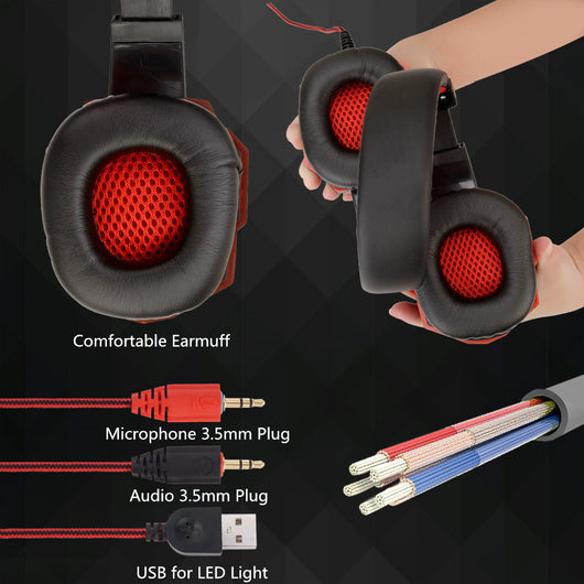 Headset Gaming PS4 con Luces LED Sincronizadas - Image 4