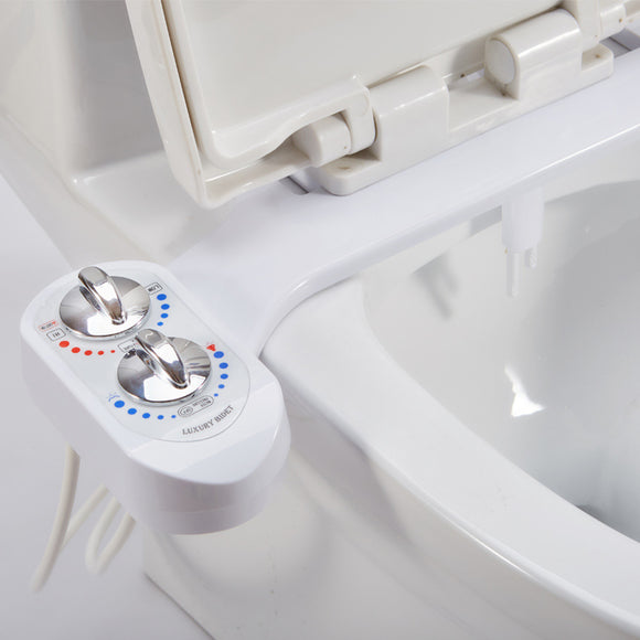 Asiento de Inodoro Inteligente con Ducha Higiénica de Agua Fría y Caliente