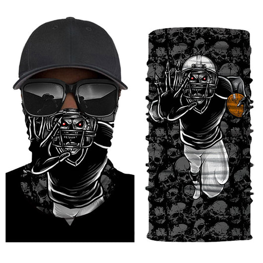 Bandana Deportiva 3D Calavera Digital - Multiusos para Ciclismo y Actividades - Image 11