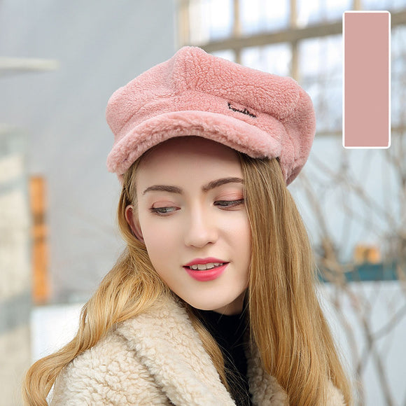 Gorro de Invierno Mujer con Forro de Lana Térmica Premium